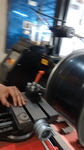 Rim pres lathe Rim Repairing system #machinery #fbreels2025ツ #fbviralpost2025シ #followforfollowback #senderstars #goodvibes | Junior Vlog Rublico