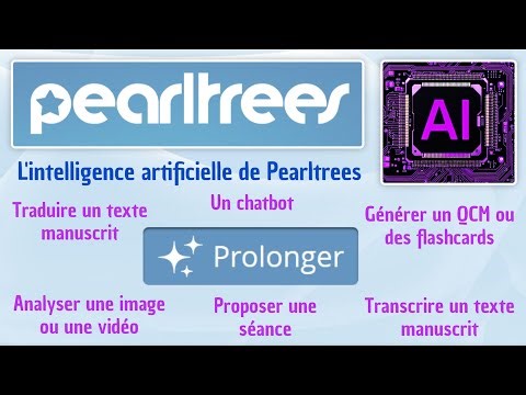 Tuto IA - L'IA de Pearltrees (chatbot, analyse de docs, transcription de manuscrit, QCM, flashcard…)