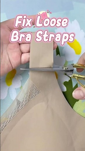 Tighten a Bra with Just a Needle and Thread 🧵🪡 #tips #diy #sewing