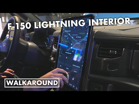 2022 Ford F-150 Lightning Interior Tour and Easter Eggs