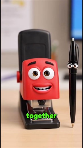 Office Desk Drama 😂 | Pen vs Stapler Argument #funny #findyourpeace #memes