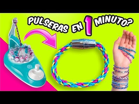 MÁQUINA para hacer PULSERAS TEJIDAS ¿FUNCIONA?