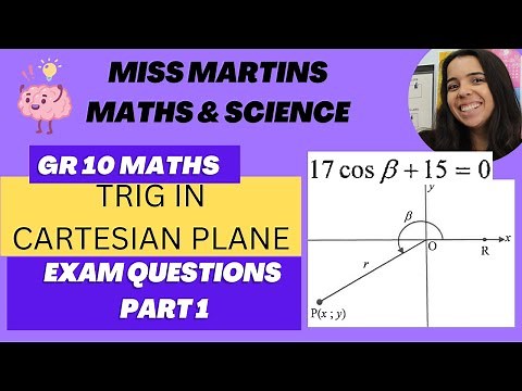 Trigonometry CAST diagram Grade 10 Maths Exam Questions PART 1