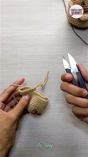 Mini Crochet Pouch Tutorial 🧶 | Easy Coin Purse for Beginners