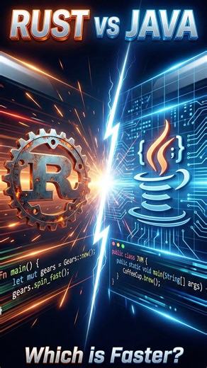 Rust vs Java Speed Test Which is faster #rust #java #coding