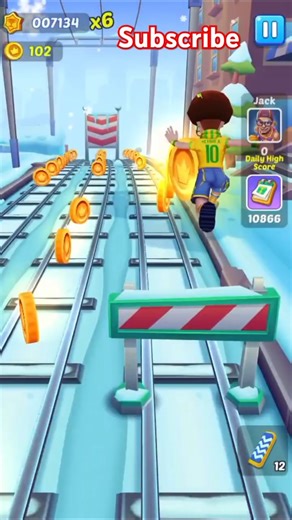 🎮🎯 Subway Princess running game walkthrough part 1 video viral video #youtubegamer