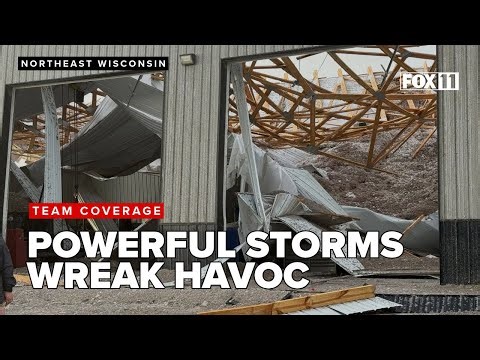 Severe storms and reported tornadoes cause damage, mass power outages across Northeast Wisconsin