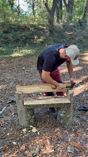 Building a Rustic Forest Bench From Wood