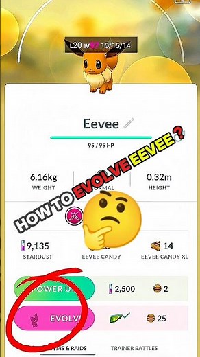 How To Evolve Eevee? 😱 All Eeveelutions Explained | Pokémon GO #shorts