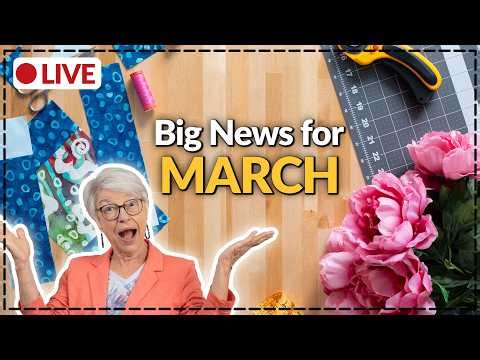 🔴 NEW Exciting Announcement! | Quilt Chat with Fabric Café