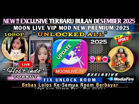 ✔️ NEW‼️ EXCLUSIVE UPDATE DESEMBER 2025 !! MOON LIVE VIP MOD NEW UPDATE PREMIUM 2025 ALL UNLOCKED