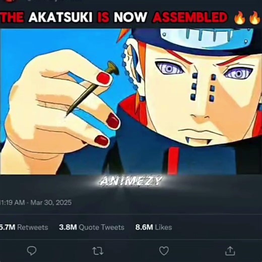 The Akatsuki is now Assemble#☠️💀#Anime#naruto