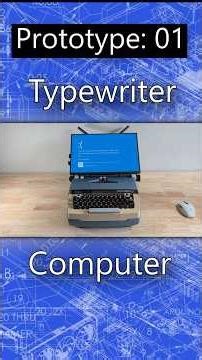 I built a computer inside of a typewriter (Prototype: 01-Trailer)