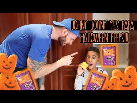 Eating Magic Halloween Peeps Johny Johny Yes Papa