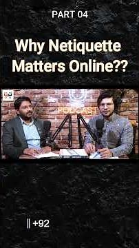 Think Before You Type: Why Netiquette Matters Online?? Part4