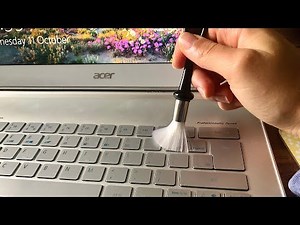 ASMR cleaning/wiping laptop | no talking, unintentional