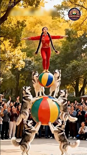 😱 Mind-Blowing Balance Performance 🔥 Amazing Circus Dog & Ball Stunt // #CircusStunt #DogShow #2026