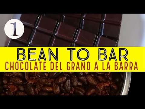 Como hacer chocolate BEAN TO BAR 1/3 del Grano a la barra de manera artesanal TUTORIAL PASO A PASO