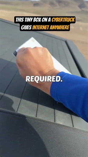 This Tiny Box on a Cybertruck Gives Internet ANYWHERE