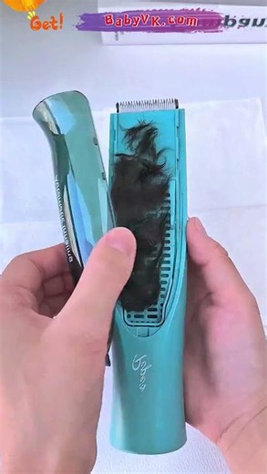 Baby Hair Clipper with Vacuum: Automatically Collects Hair While You Trim #BabyCare