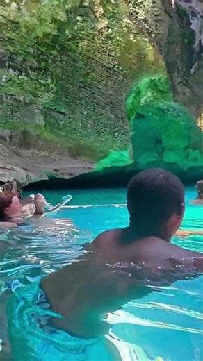 Swimming in Paradise!!!!! The grotto at Staniel Cay