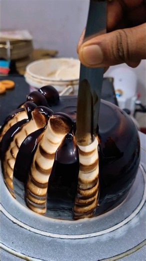 🍫 🎂 chocolate cake 🎂 / how to make easy beautiful cake at home #shorts #chocolatecake #reels #trend