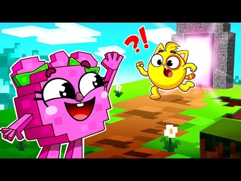 Minecraft World Magic Challenge 🏰✨ Solve The Baby Body Puzzle | Funny Songs For Kids