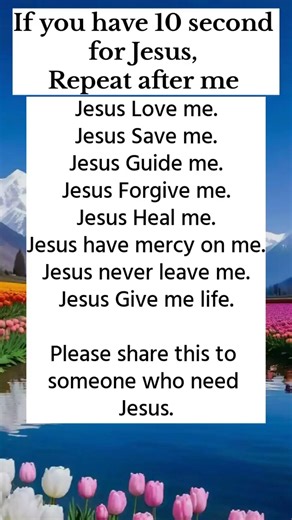 Jesus love me, Jesus save me #jesus #prayer