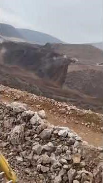 Landslide reported at a heap leach pad of a gold mine in Turkey. #landslide #turkey