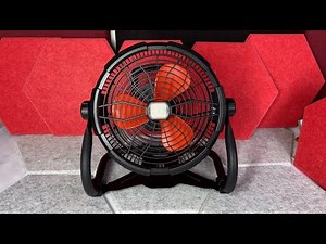 Rechargeable Fan Review - 12 Inch Portable Fan with LED Light
