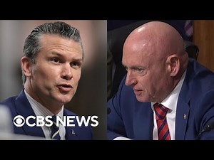 Sen. Kelly grills Hegseth about "Golden Dome" and cuts that may affect its success