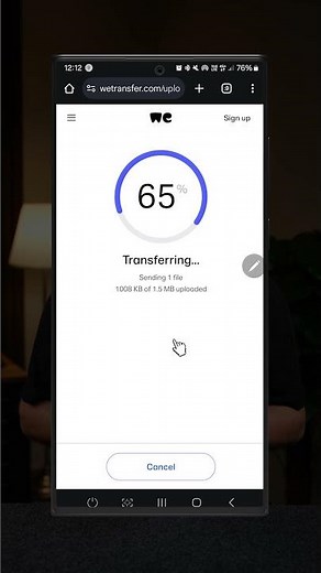 موقع Wetransfer ارسل ملفات كبيرة