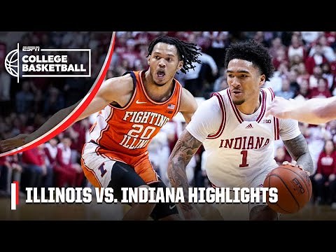 Illinois Fighting Illini vs. Indiana Hoosiers | Full Game Highlights | ESPN College Basketball
