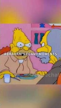 TOP 7 Abraham Simpson's Most Fennest Moments! #celebrity #simpsons