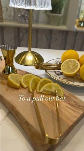 IKEA HACK - I Built My Own Pull Out Bar! Used a LOMMARP & Billy - DIY Guide On My Channel #ikeahack