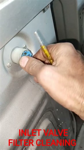washing machine inlet valve FILTER CLEANING