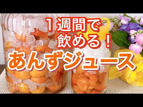 簡単！早い！あんずシロップ＊ジュースやかき氷に最高♪