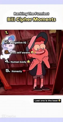 Ranking funniest bill cipher moments