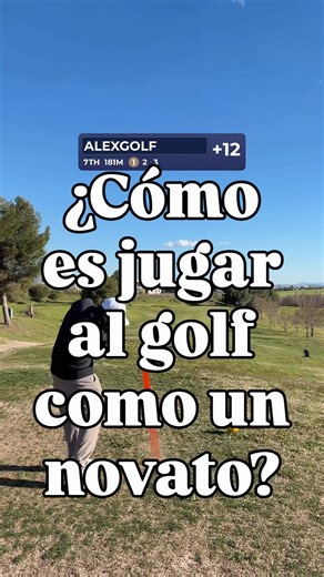¿Como es jugar al golf como un novato? Hoyo 7 -par 3 #golf #amateurgolf #golfer #golflife #golfspain