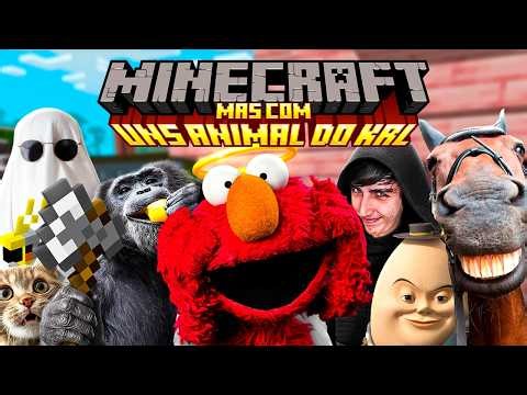 Minecraft, but with some crazy animals | EP 1