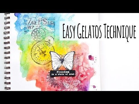 Easy Gelatos Technique For Adding Color And Texture