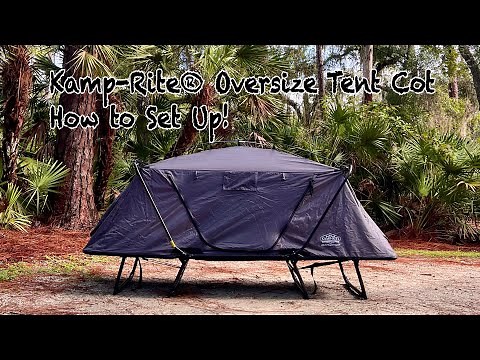 Kamp-Rite® Oversize Tent Cot: How to Set Up!
