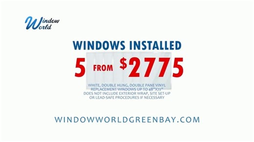 Window World TV Spot, 'Do Your Homework: Five Windows From $2,775'