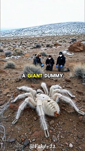 There’s a spider that builds a bigger, fake spider in its web🕷