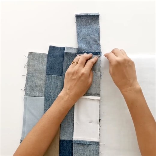 How to make recycled denim tote bag | sewing | easy | tutorial #online #handmade #bag #DIY #tutorial | SisterQuilt