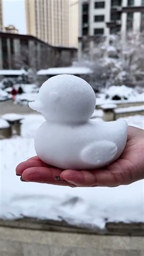 A must-have artifact for playing in the snow in winter, a snowball clip for fun in the snow