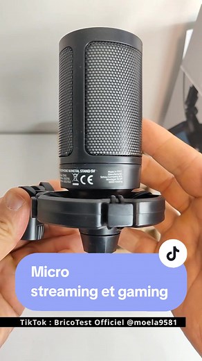 Test d'un micro gaming et streaming à petit prix