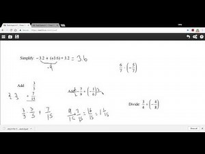 Operations with Real Numbers