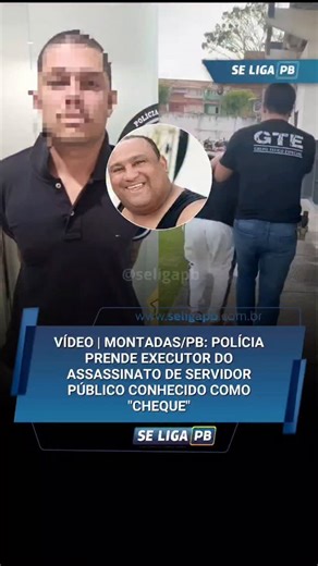 SE LIGA PB on Instagram: "A Polícia Civil da Paraíba prendeu, nesta terça-feira (30), o homem identificado como autor material do assassinato de Jorge Vicente de Oliveira, o "Cheque". O crime ocorreu na noite de 11 de dezembro, em Montadas, Agreste do estado. O investigado, conhecido como "Gasolina", teve sua prisão preventiva decretada e se apresentou na delegacia de Esperança, acompanhado de seu advogado. A prisão foi resultado do trabalho do GTE/Homicídios após intensa investigação. "Cheque",