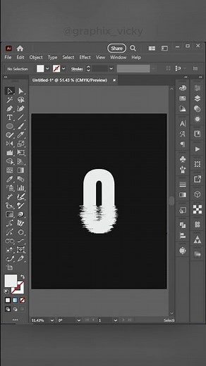 how to make water reflection in Illustrator #adobesoftware #adobedesign #adobeillustrator